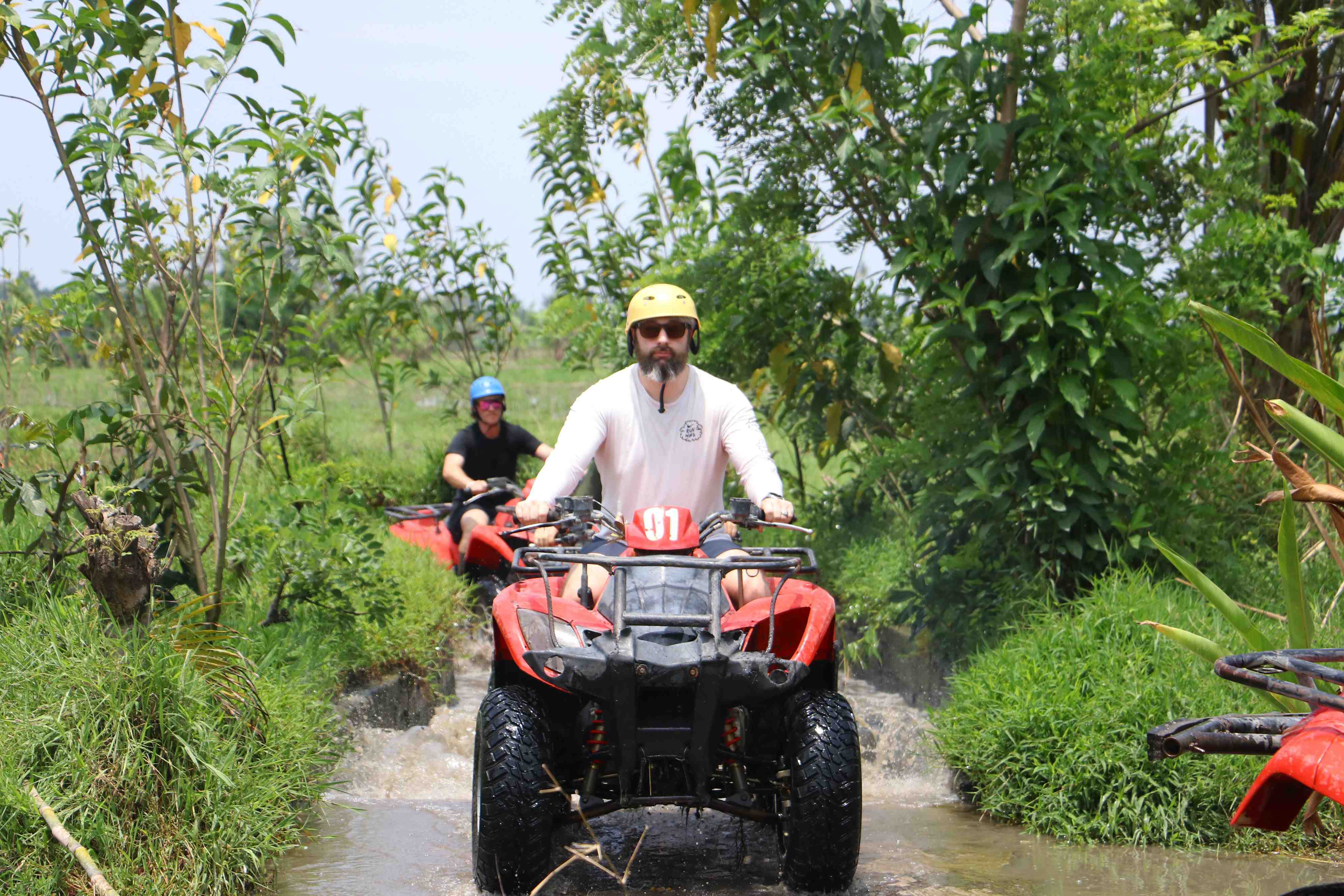 Ubud ATV Waterfall Tunnel - Ride ATV Bali Waterfall Start 600K