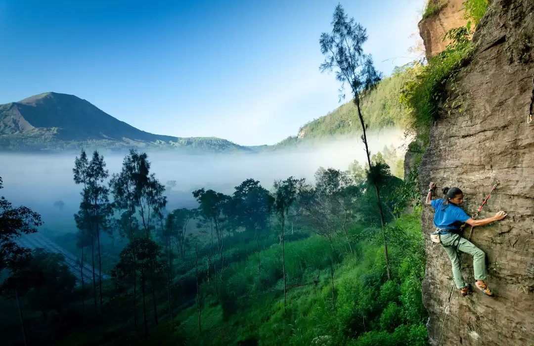 Rock Climbing at Bali’s Dramatic Cliff Faces