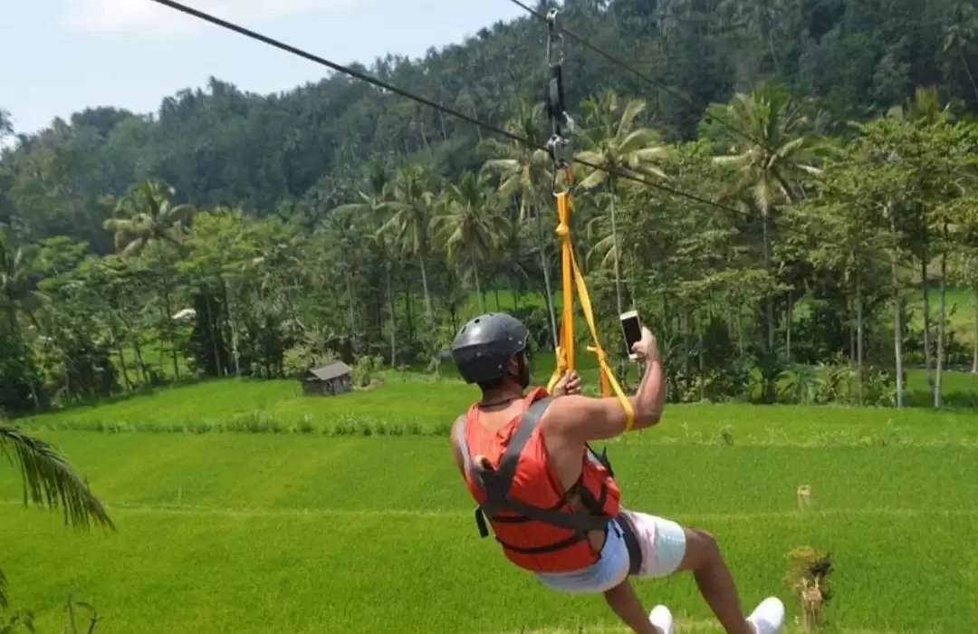 Zip-lining Over Bali’s Lush Landscapes