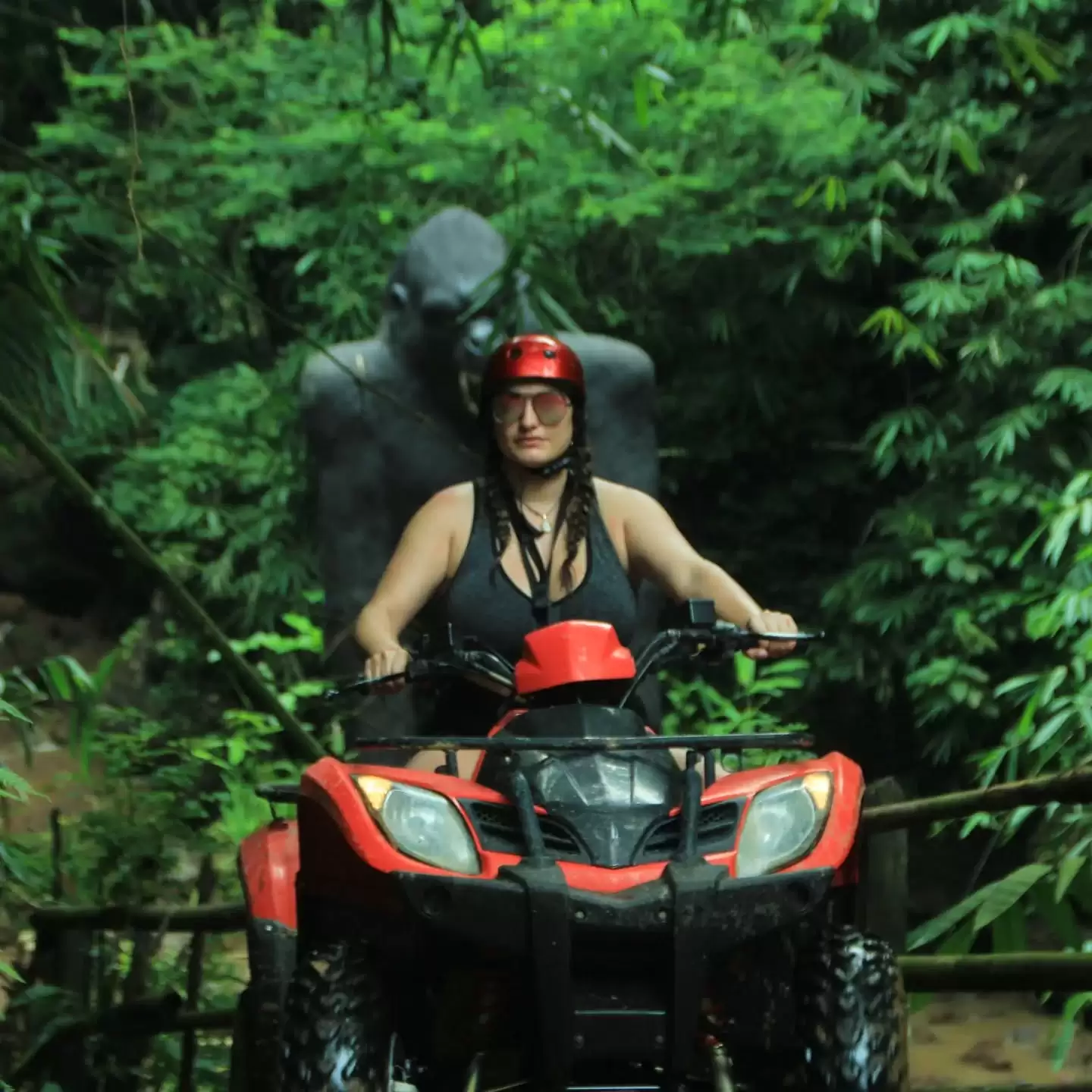 Bali Quad Bike Through Jungle & Gorrila  tracks