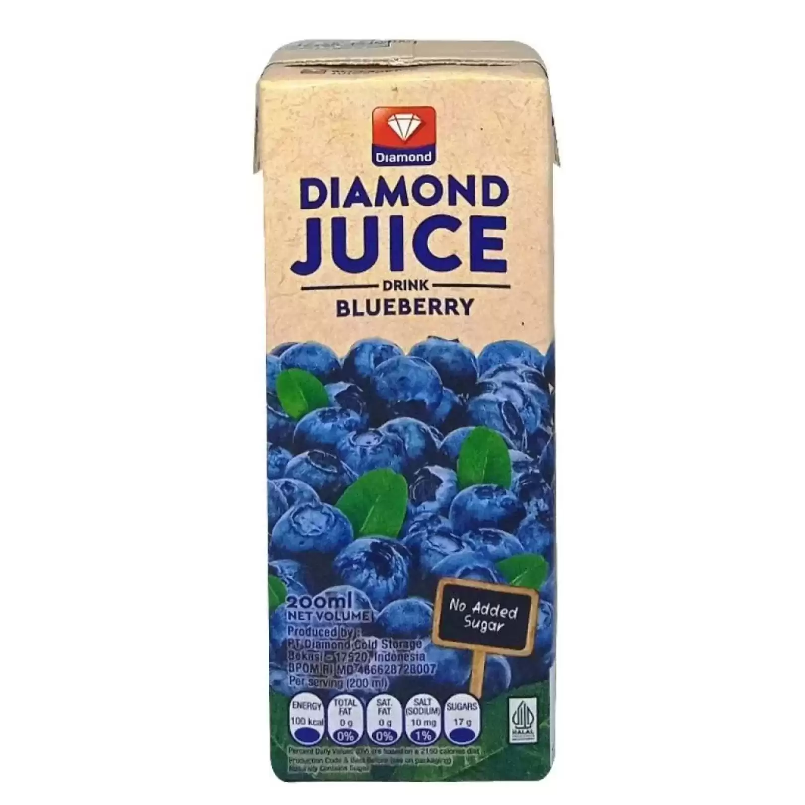 39245233##Diamond Juice Blueberry 200 Ml
