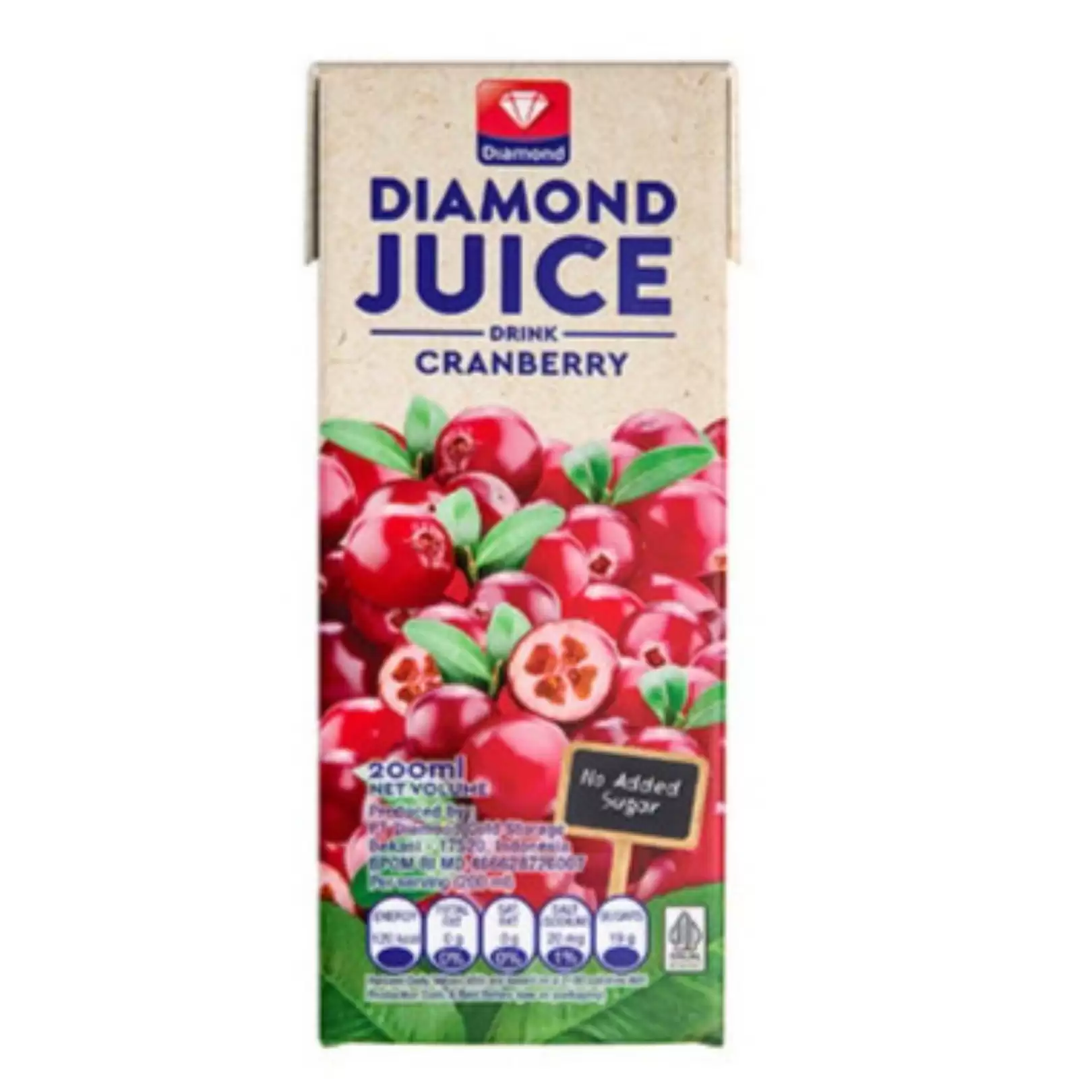39245232##Diamond Juice Cranberry 200 Ml