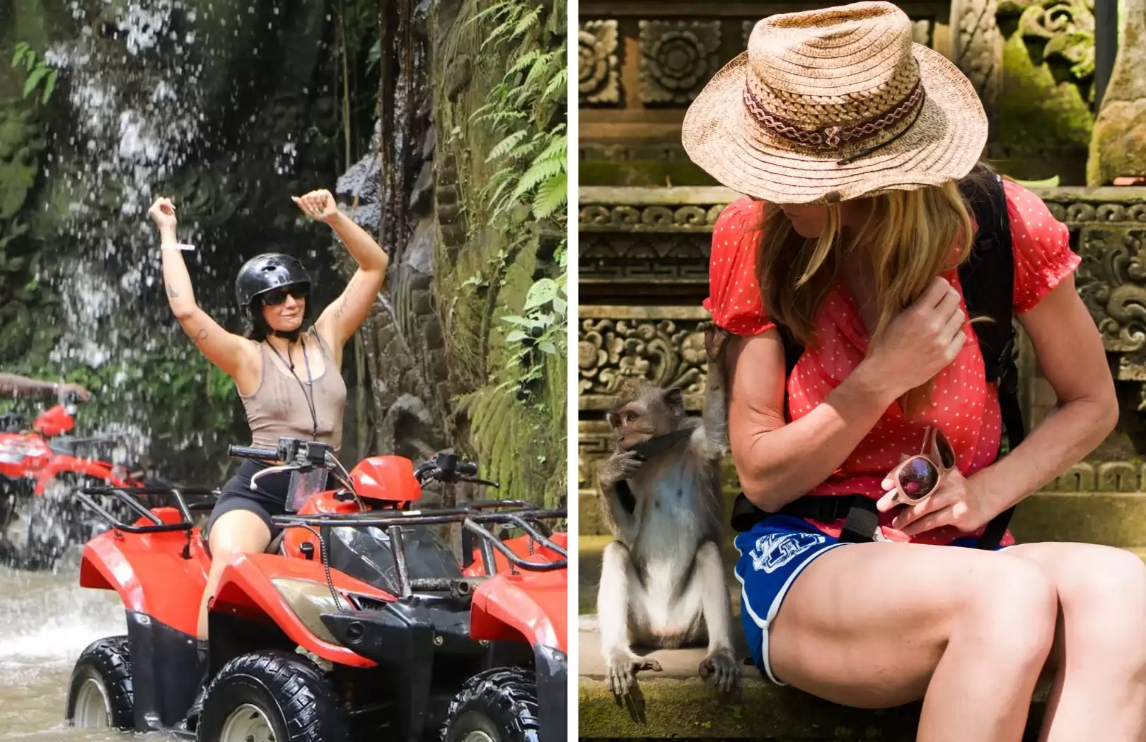 Bali ATV - Ubud Tour (Monkey Forest & waterfall )
