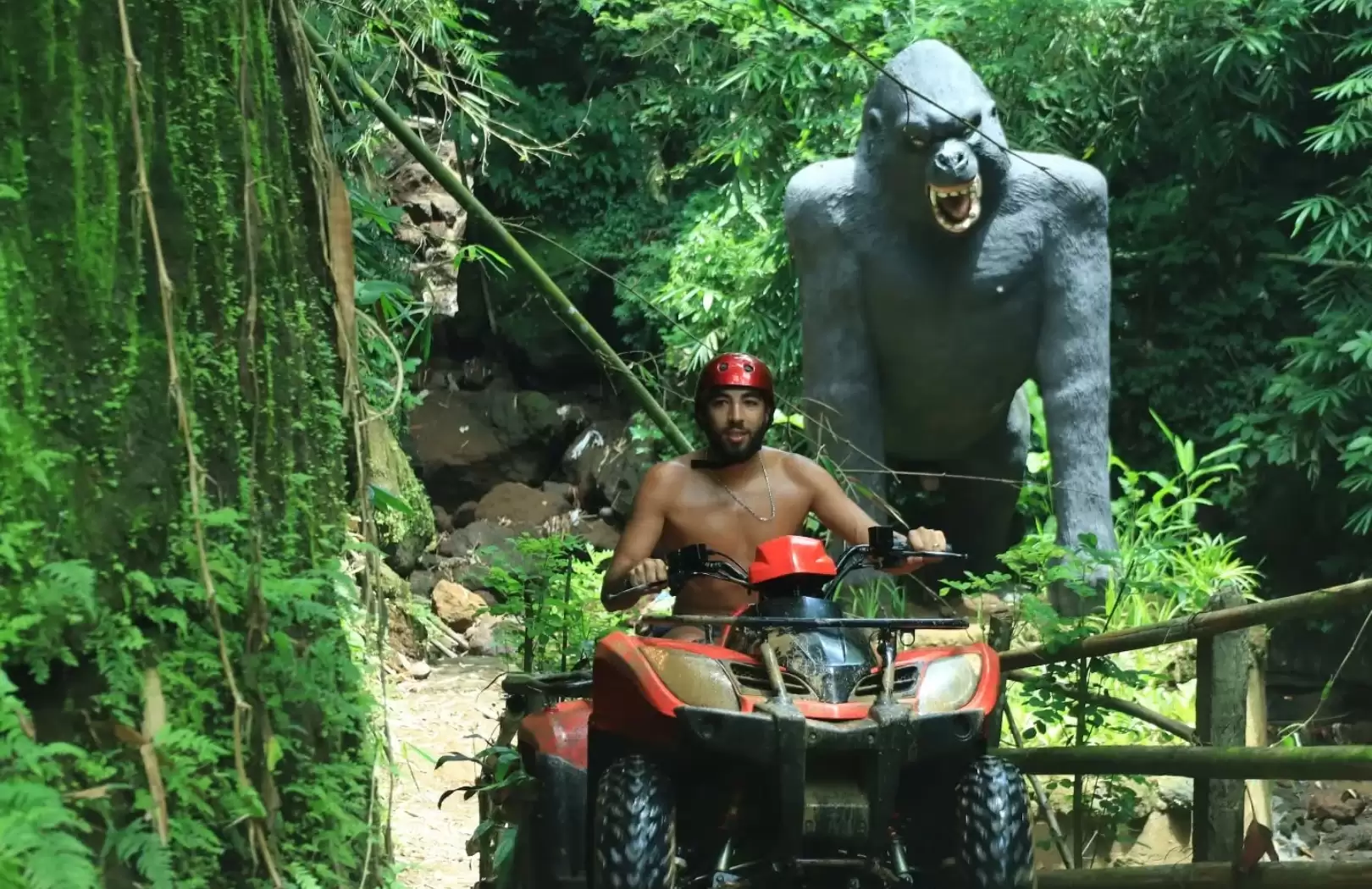 Bali Quad Bike Adventure, White Water Rafting & Telaga Singha Infinity Pool Tour