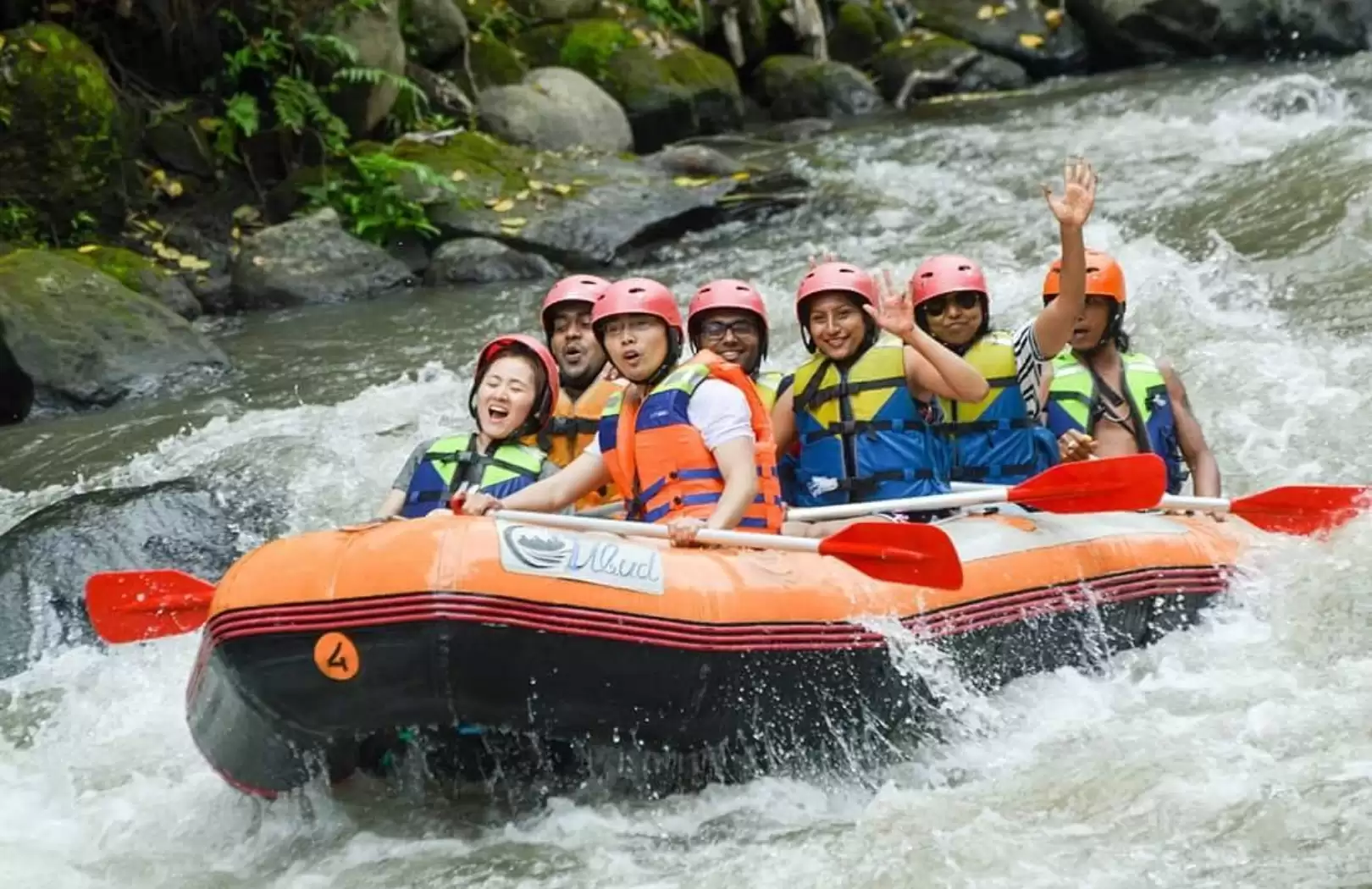 Bali White Water Rafting & Ubud Art Village Cultural Tour