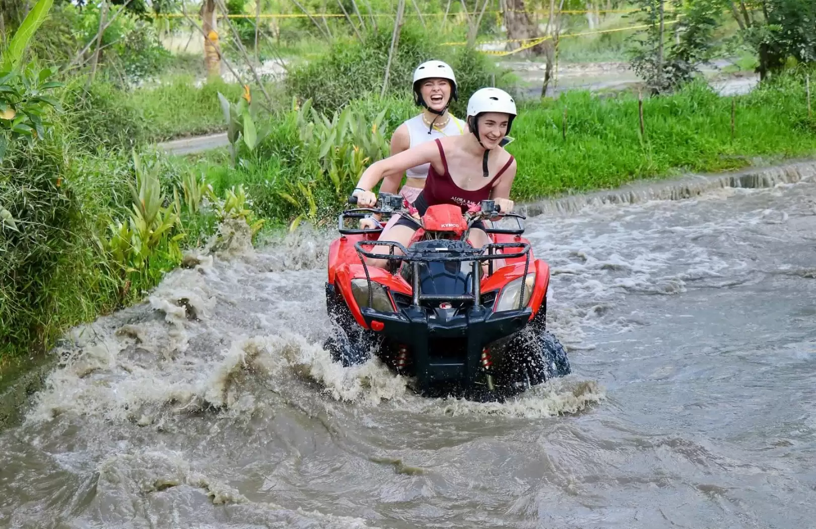 Bali White Water Rafting with No Stairs & Bali Quad Bike Adventure