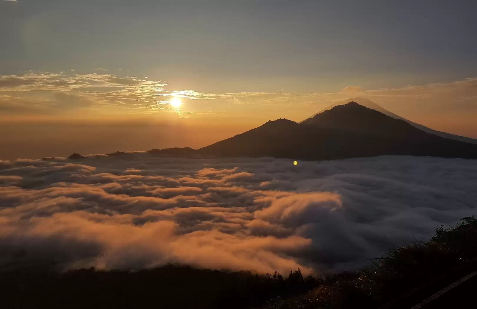 Bali White Water Rafting with No Stairs & Volcano Sunrise Trekking Tour