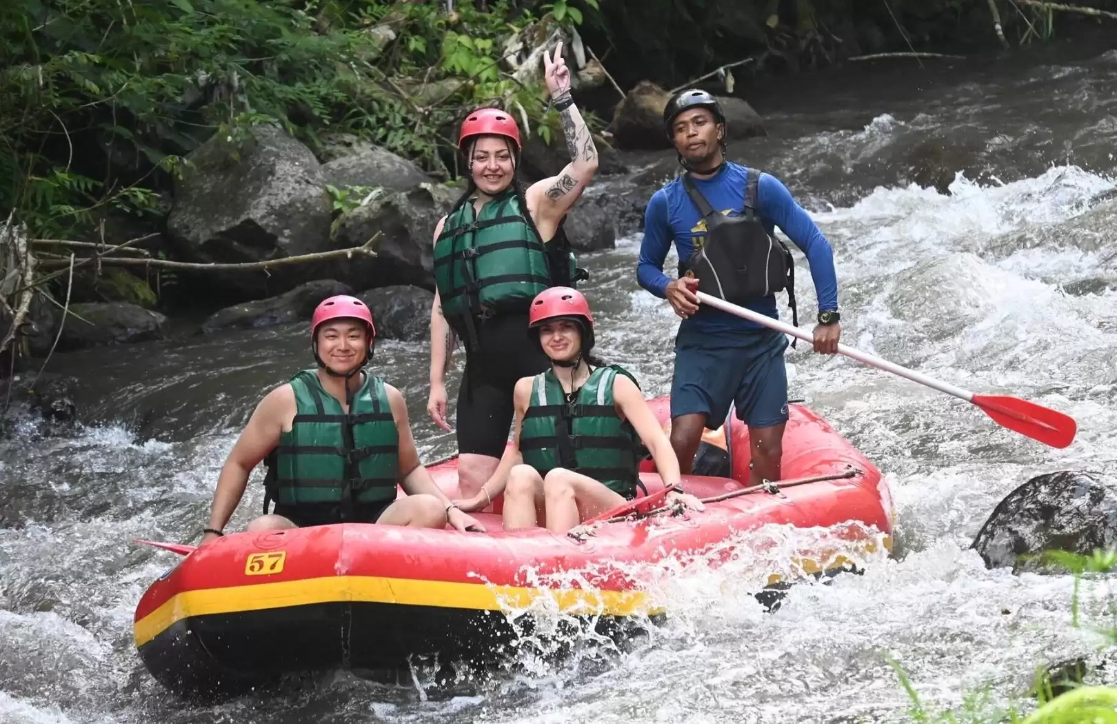 Ubud Bali White Water Rafting at Ayung River – Best Rafting Adventure in Ubud