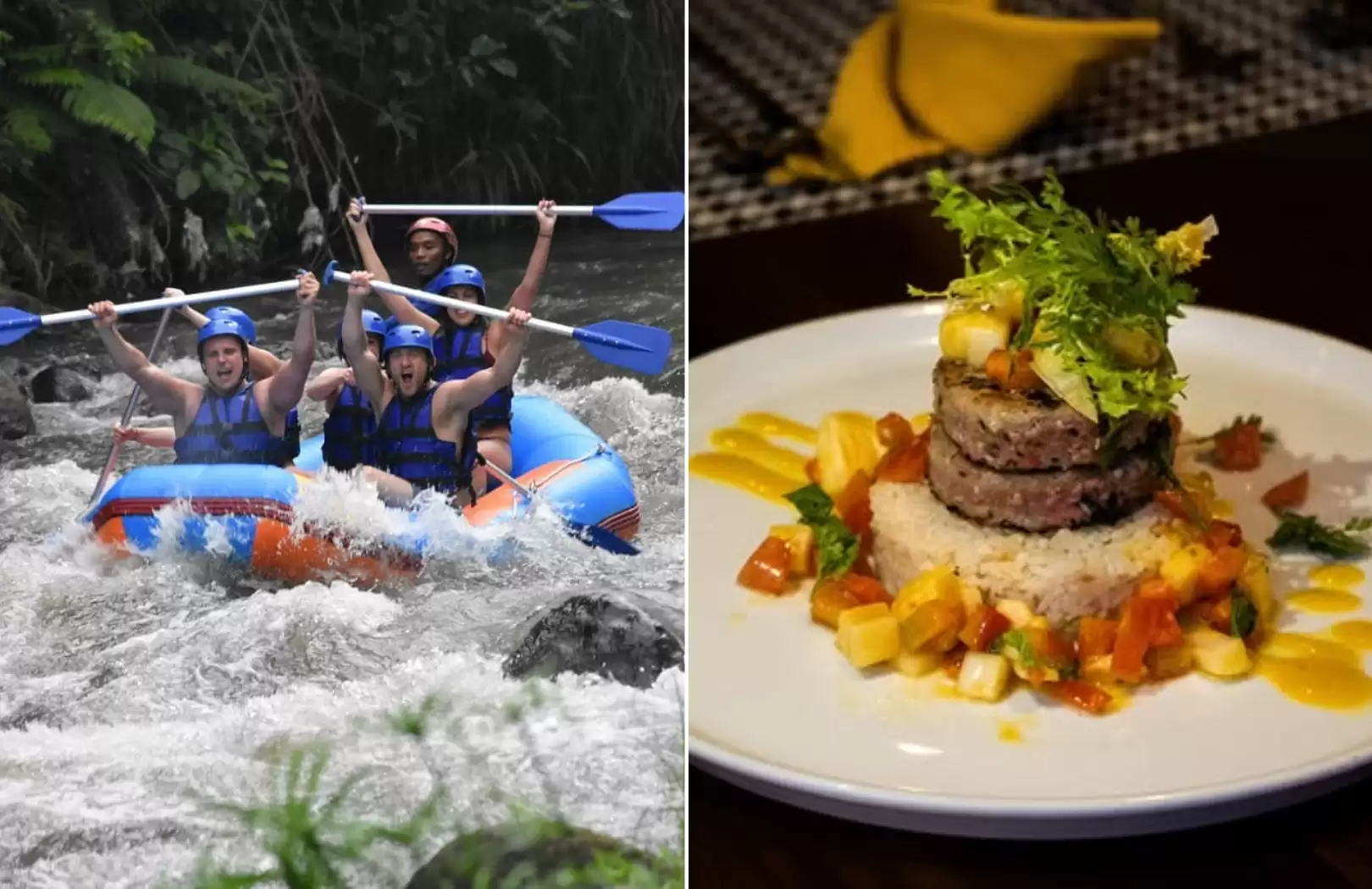 Ubud Ayung River Rafting & Teba Sari Floating Gazebo Lunch Experience