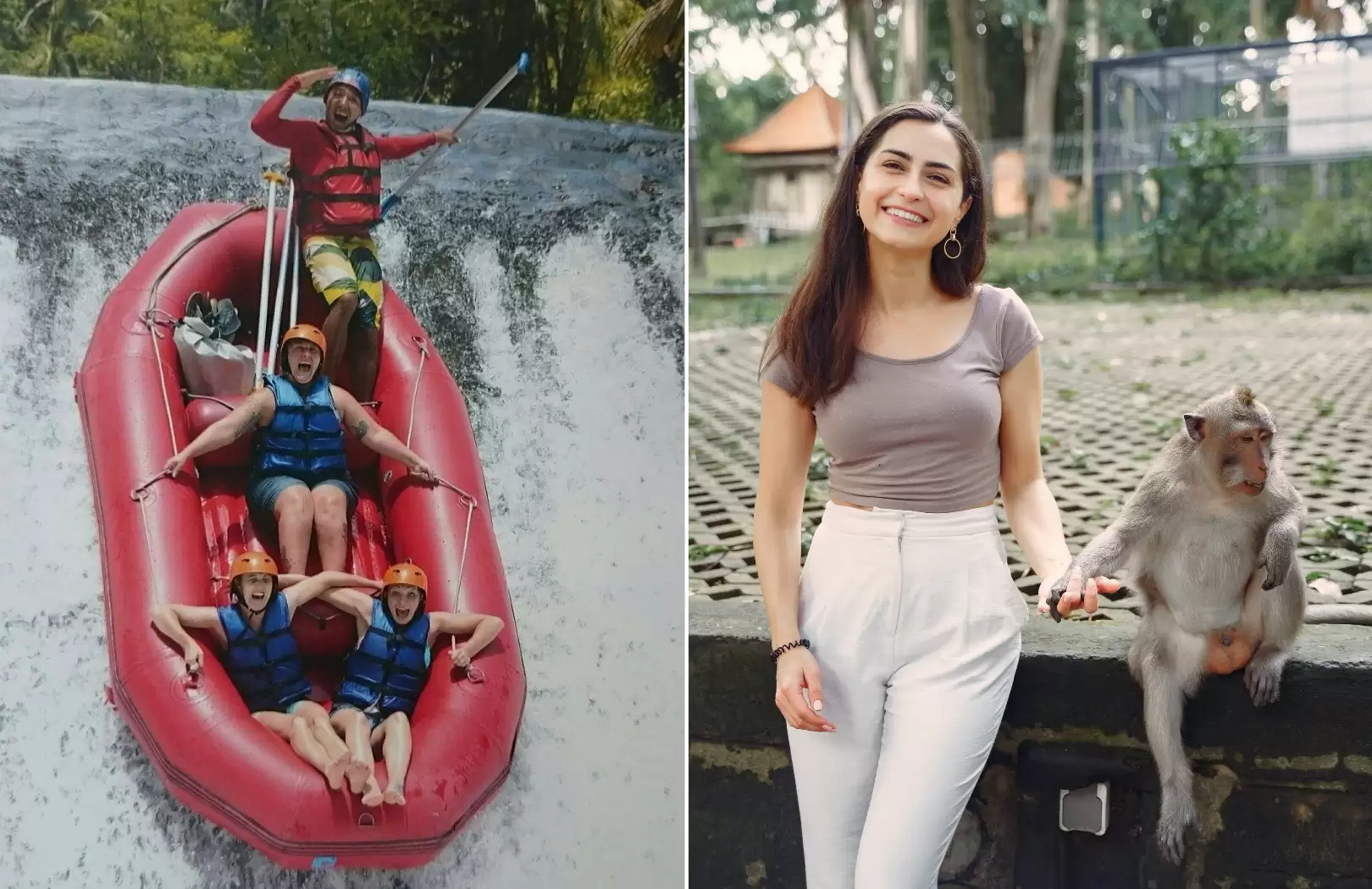 Ubud Ayung River Rafting and Sacred Monkey Forest Sanctuary Tour