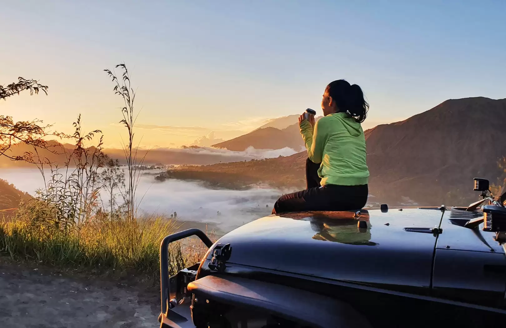 Bali Sunrise Jeep, Ayung River Rafting & Balinese Spa Experience – Full-Day Adventure & Relaxation Tour
