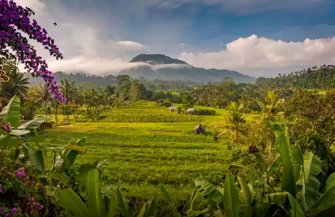 Sidemen Valley – Sunrise Over Rice Terraces