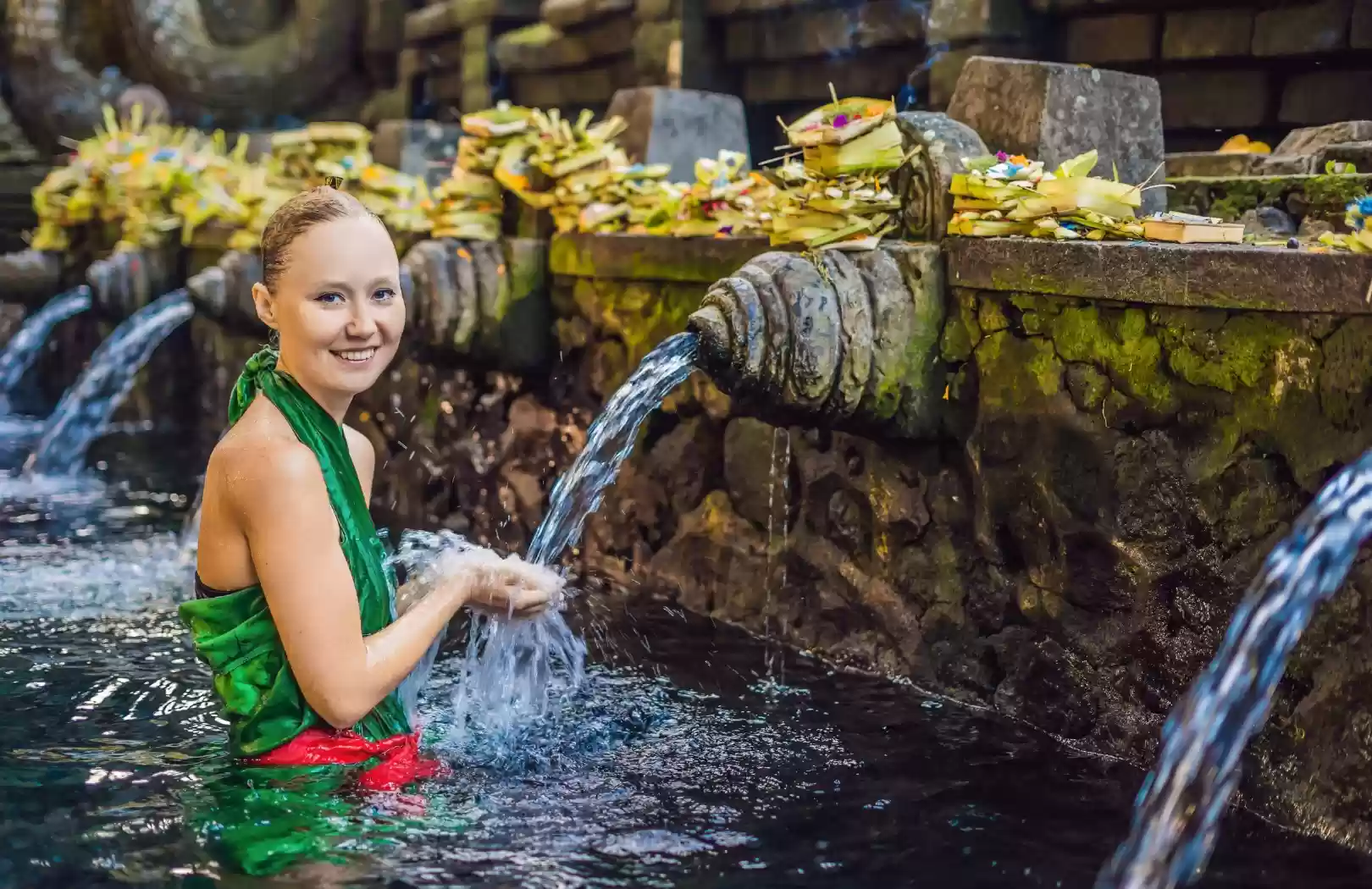 Bali Cultural & Scenic Adventure: Waterfall, Volcano, and Holy Temples Tour