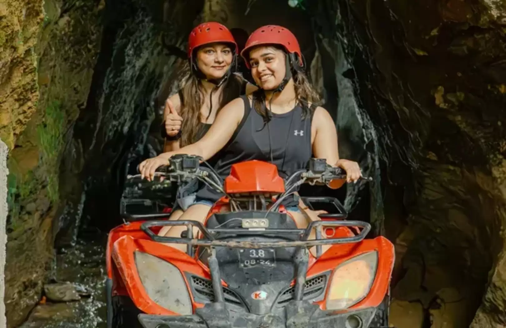 Bali ATV Ride Through Best Waterfall & Tunnels