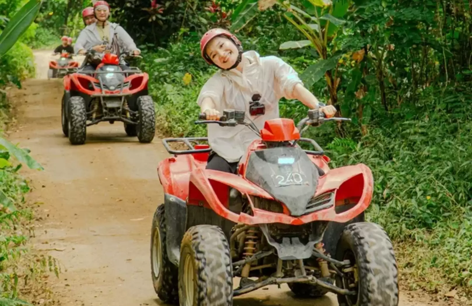 Bali ATV Ride Through Best Waterfall & Tunnels