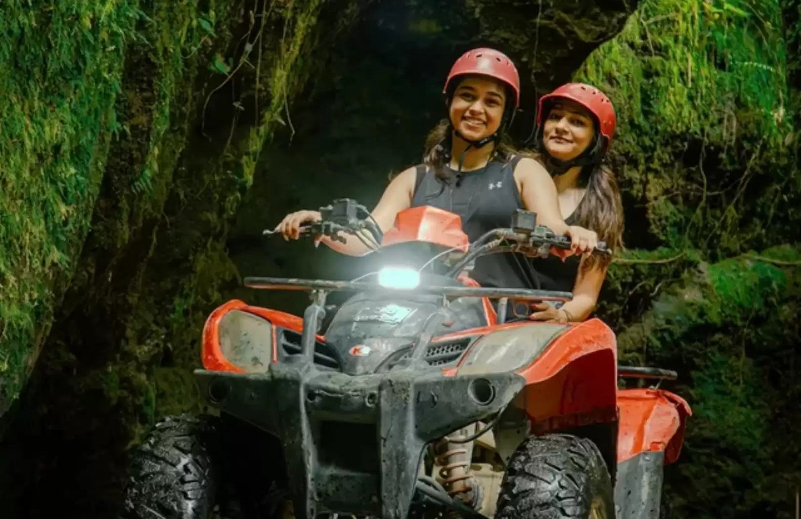 Bali ATV Ride Through Best Waterfall & Tunnels