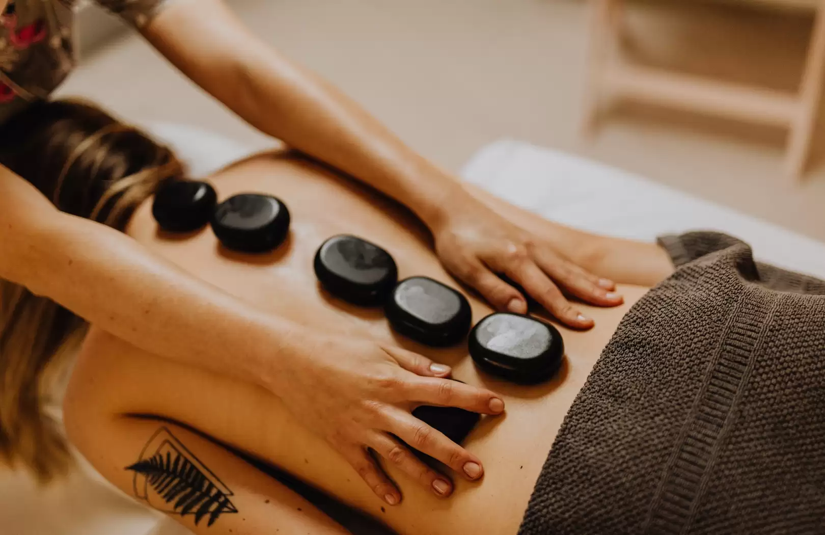 Warm Stone Theraphy