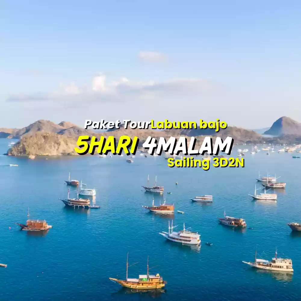 Paket Tour Labuan Bajo 5 Hari 4 Malam (Sailing 3D2N)