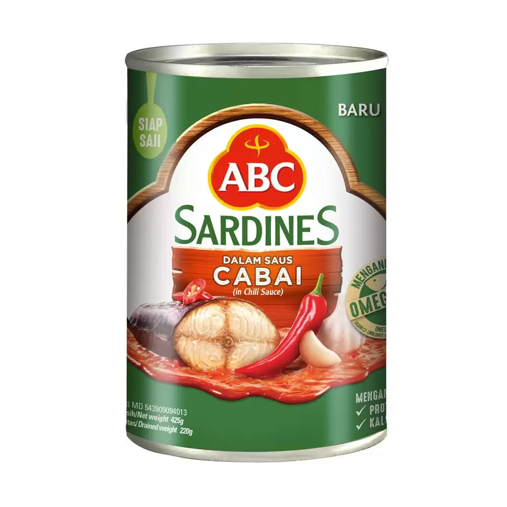 39219511##Abc Sardines Saus Cabe 425Gr