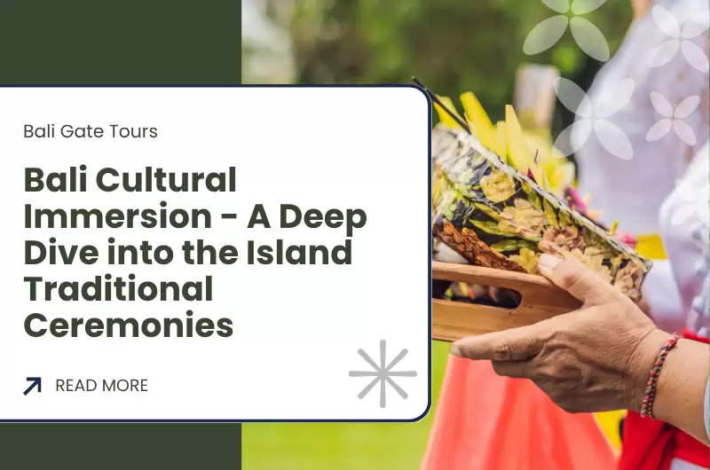 Bali Cultural Immersion - A Deep Dive into the Island Traditional Ceremonies