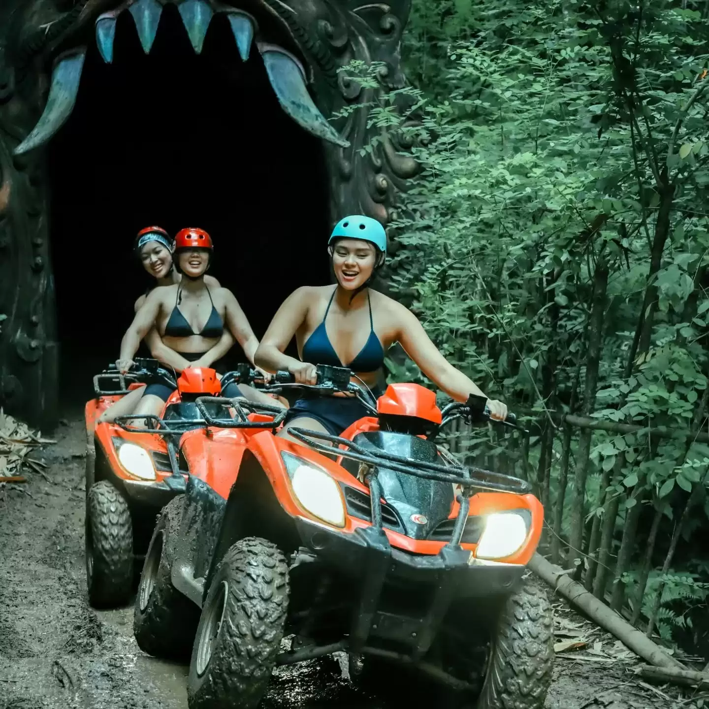 ATV adventure through Bali's tropical landscape