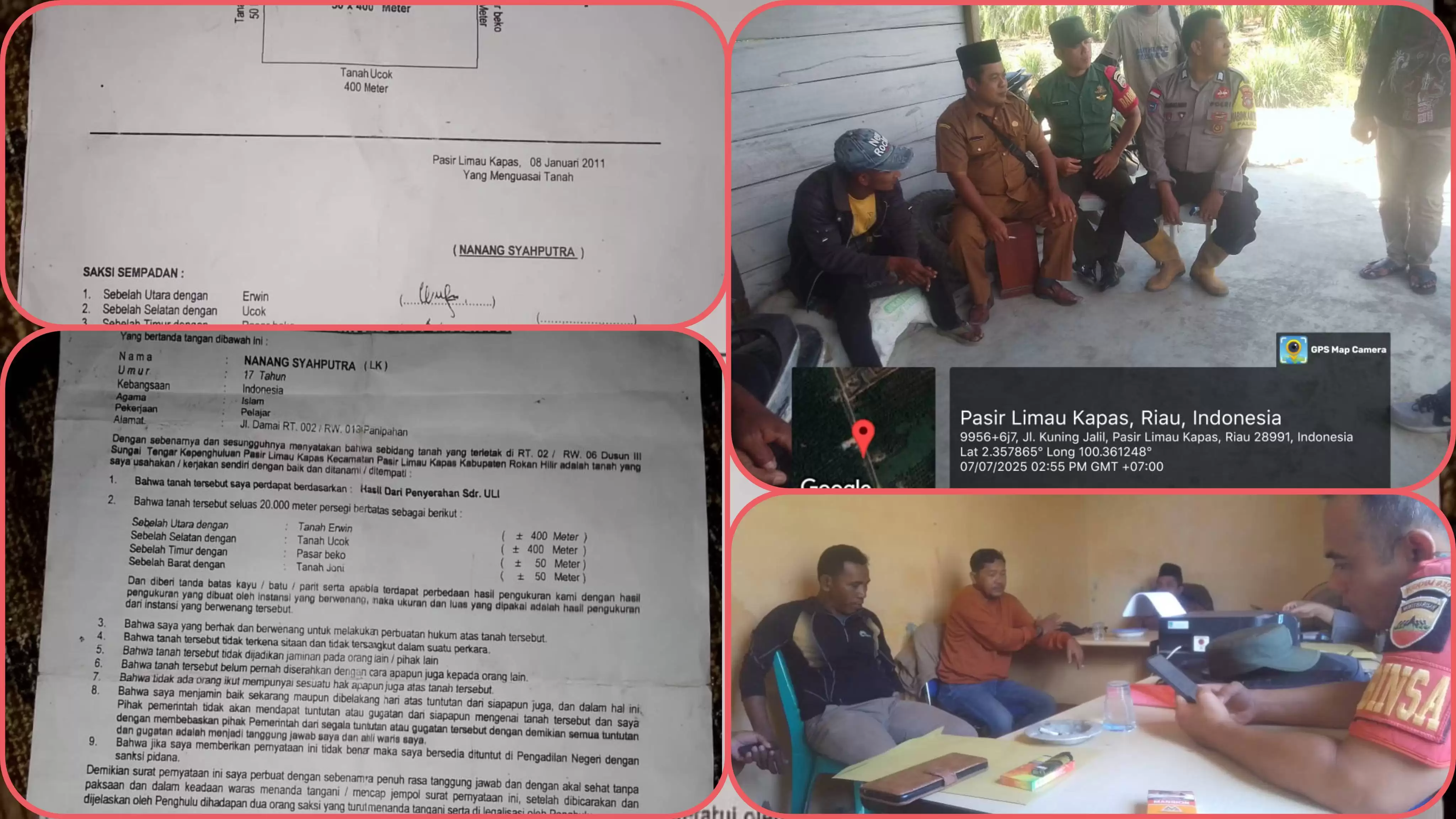 Tanahnya di Rampas, Supardi Pemilik Lahan 2 Ha di Palika Bakal Tempuh Jalur Hukum 