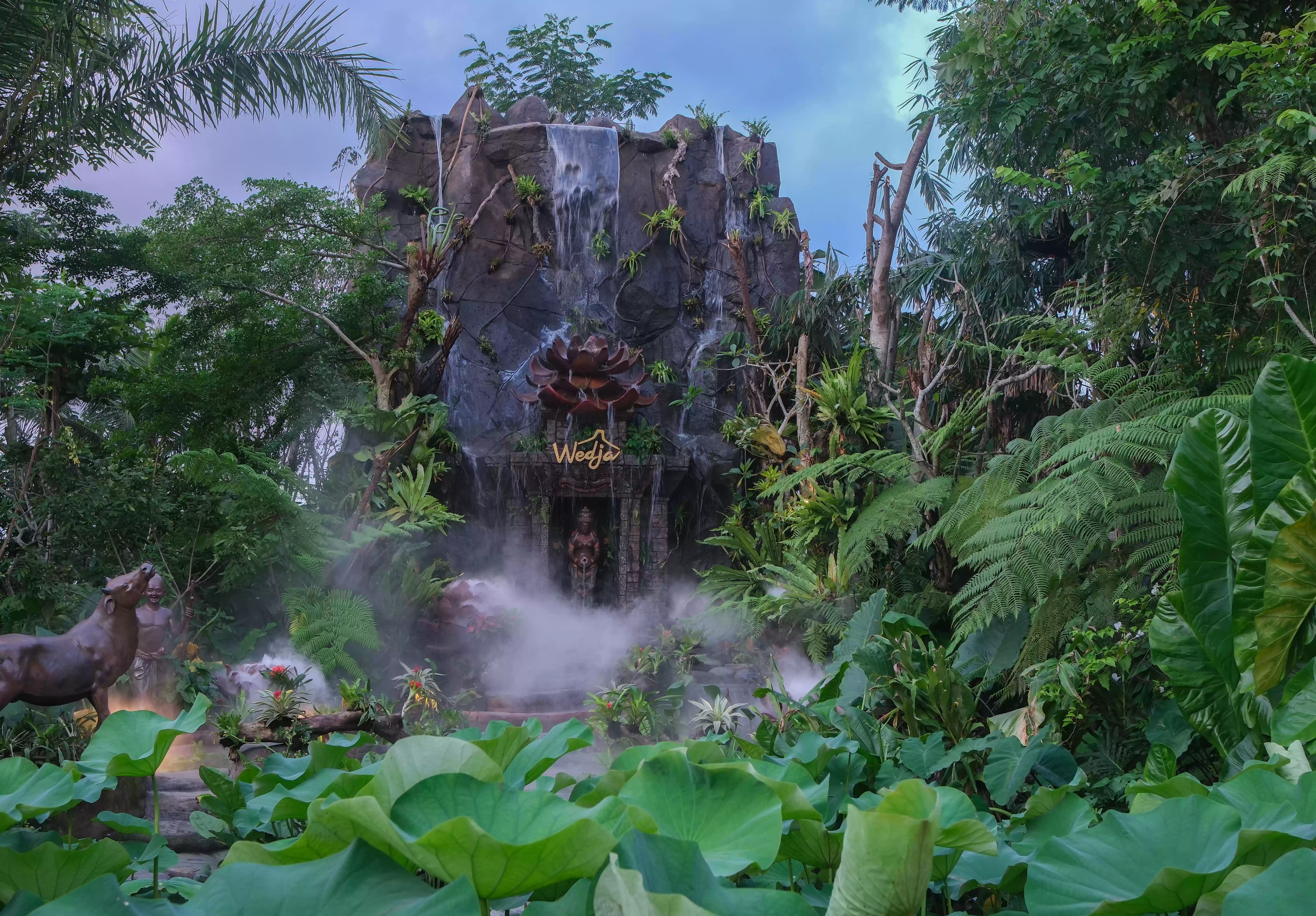 Wedja’s Waterfall Wonderland: A Hidden Gem Surrounded by Lotus Dreams
