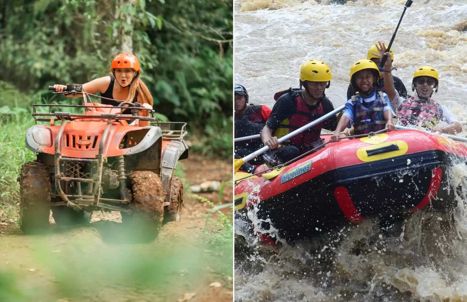 Bali ATV Ride + Bali River Rafting