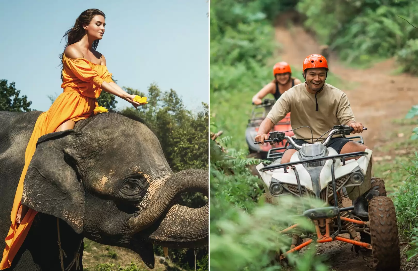 Bali Elephant Ride + Bali ATV Ride