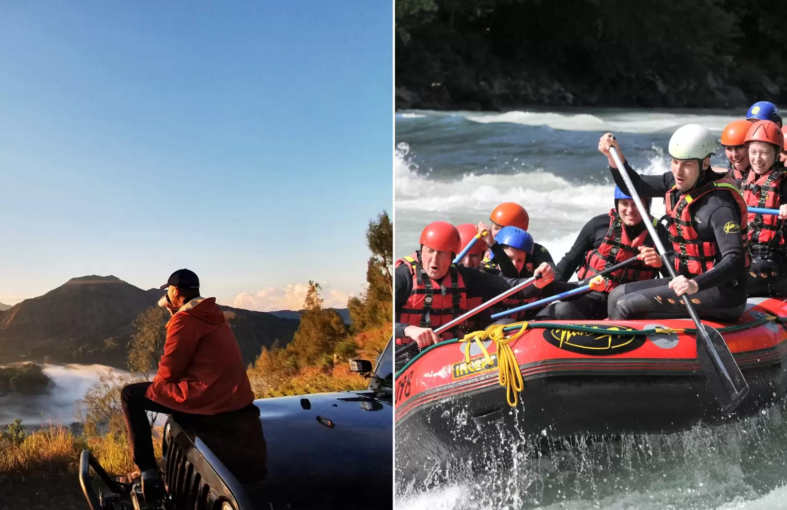 Mount Batur Jeep Sunrise + Bali River Rafting