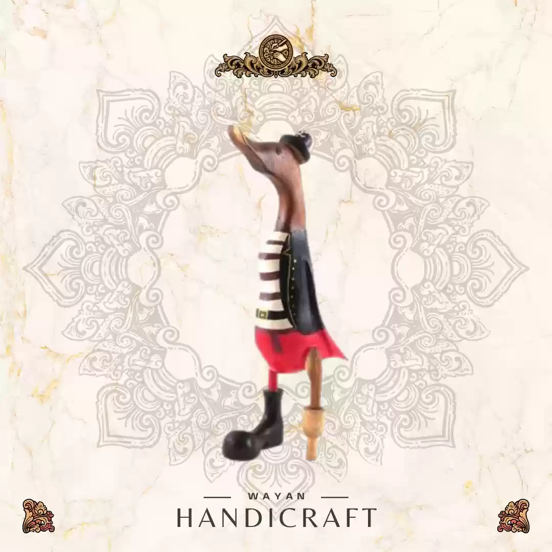 Pirate Duck Sculpture