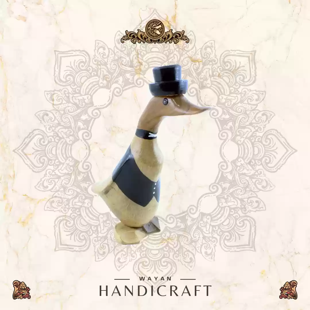 Groom Duck Sculpture