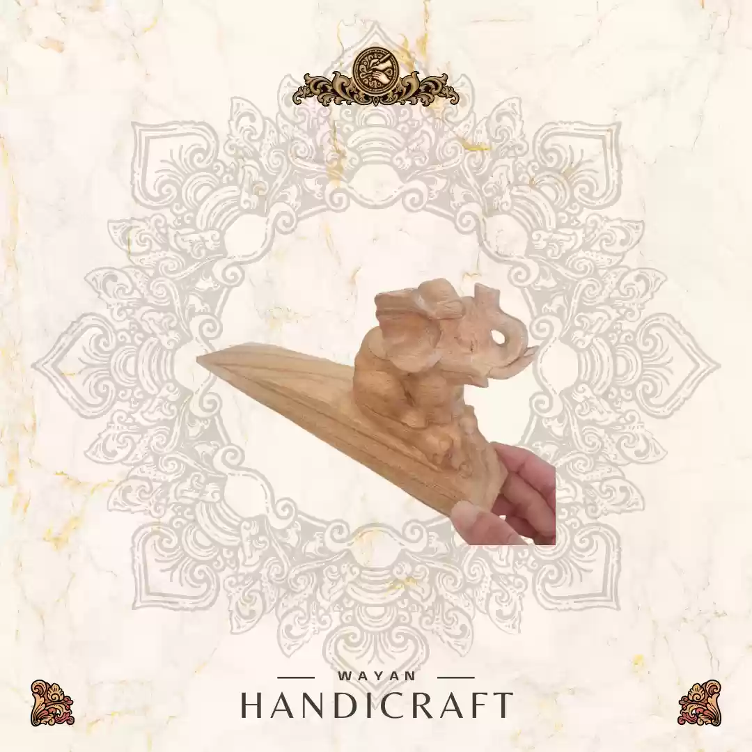 Sitting Elephants Figurine