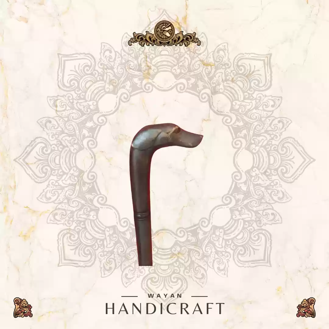 Animal Head Carving Stick