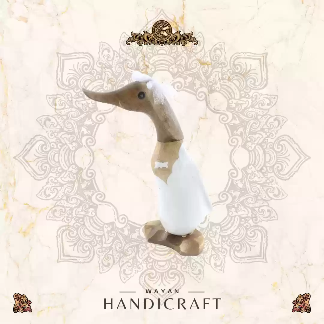 Bride Duck Sculpture