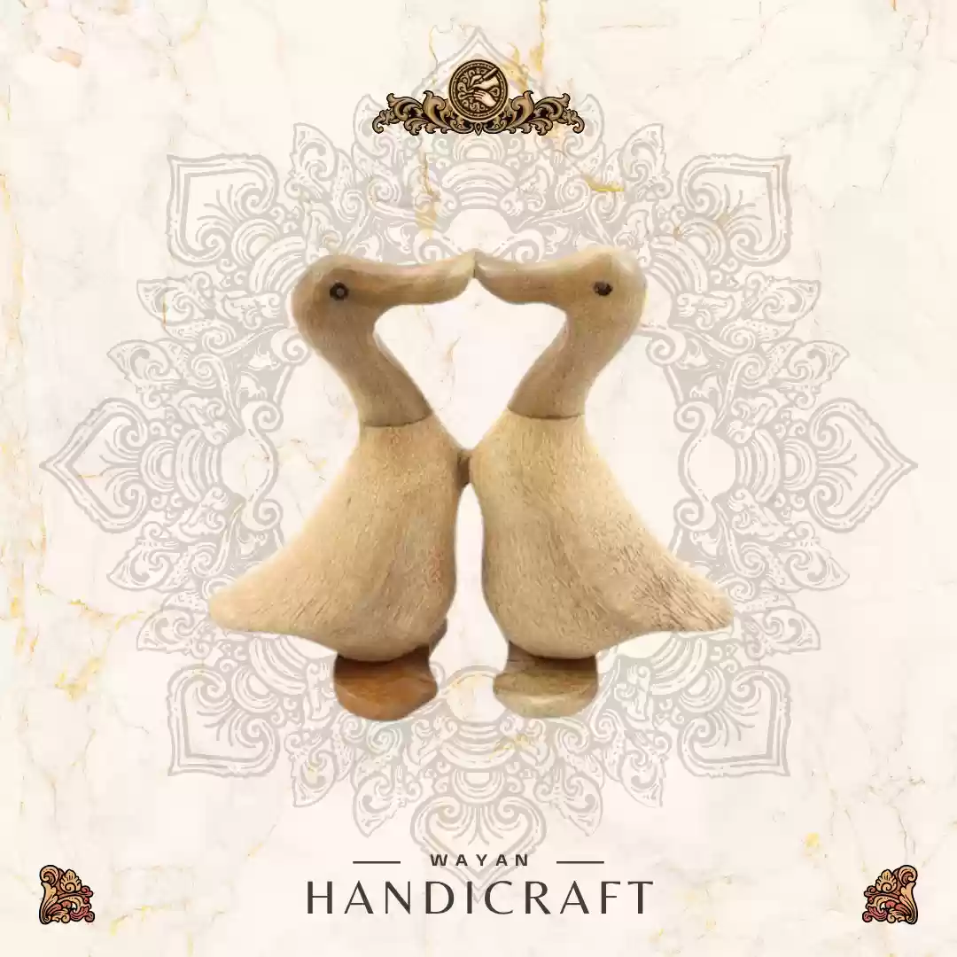 Kissing Ducks Sculpture