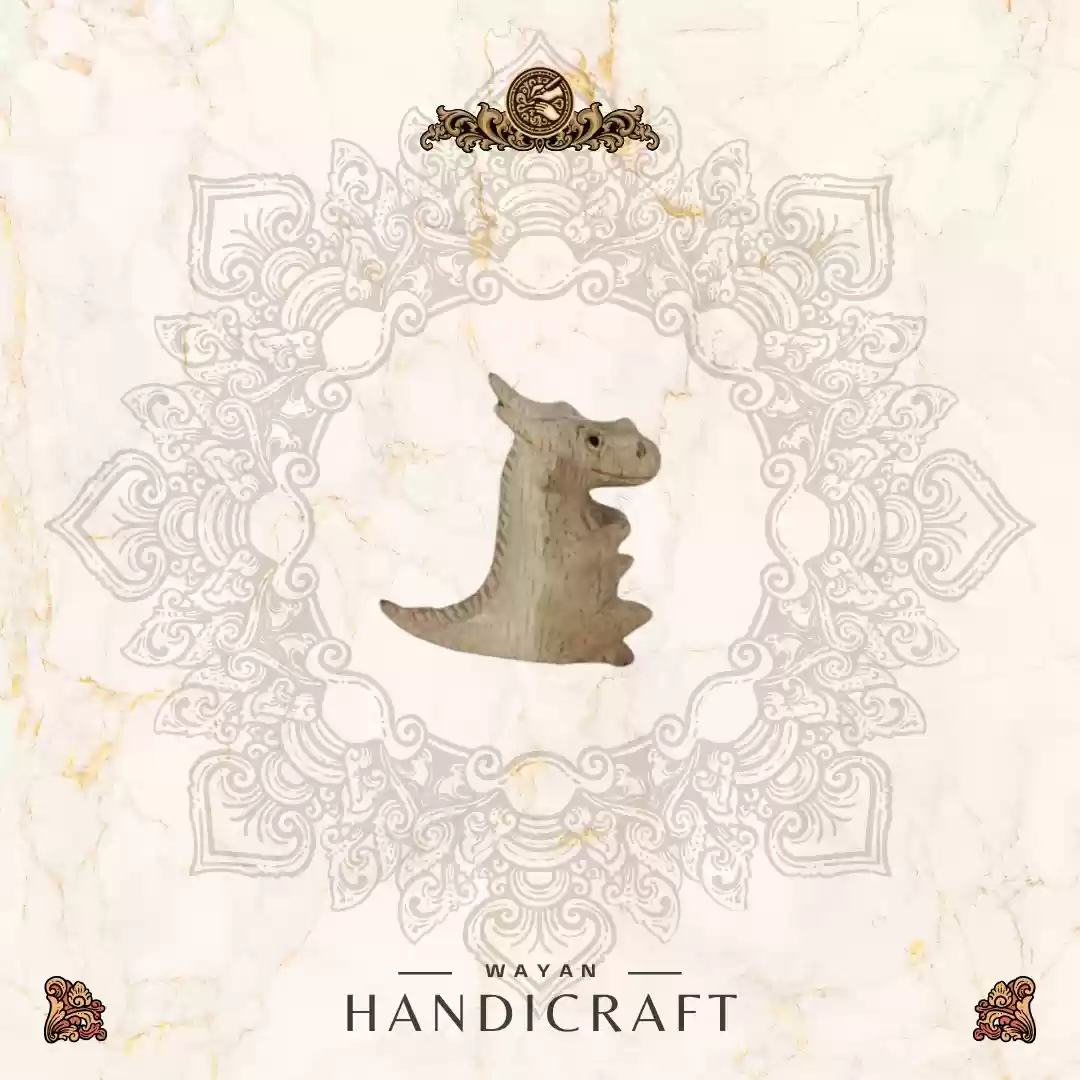 Wooden Dragon Sculpture