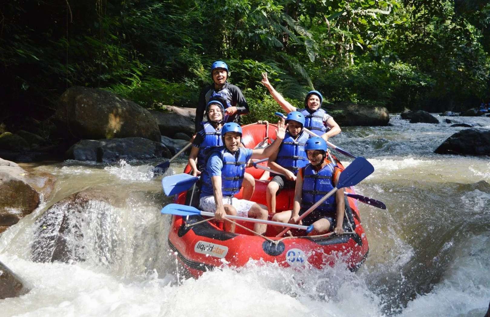 Bali Adventure Trio: Rafting, Elephants & Jungle Swing Escape