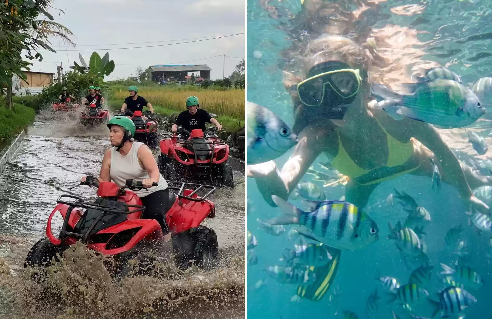 ATV Quad Bike + Snorkeling Combo