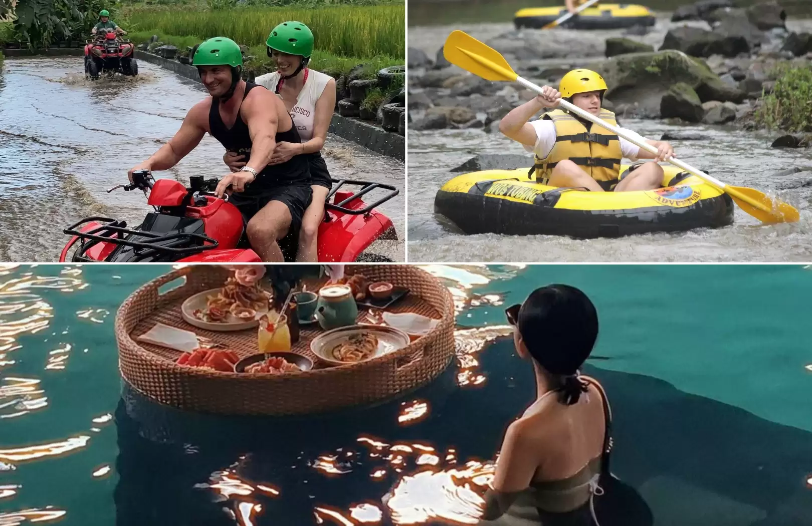 ATV Quad Bike + Tubing + Infinity Pool Telaga Singha Combo