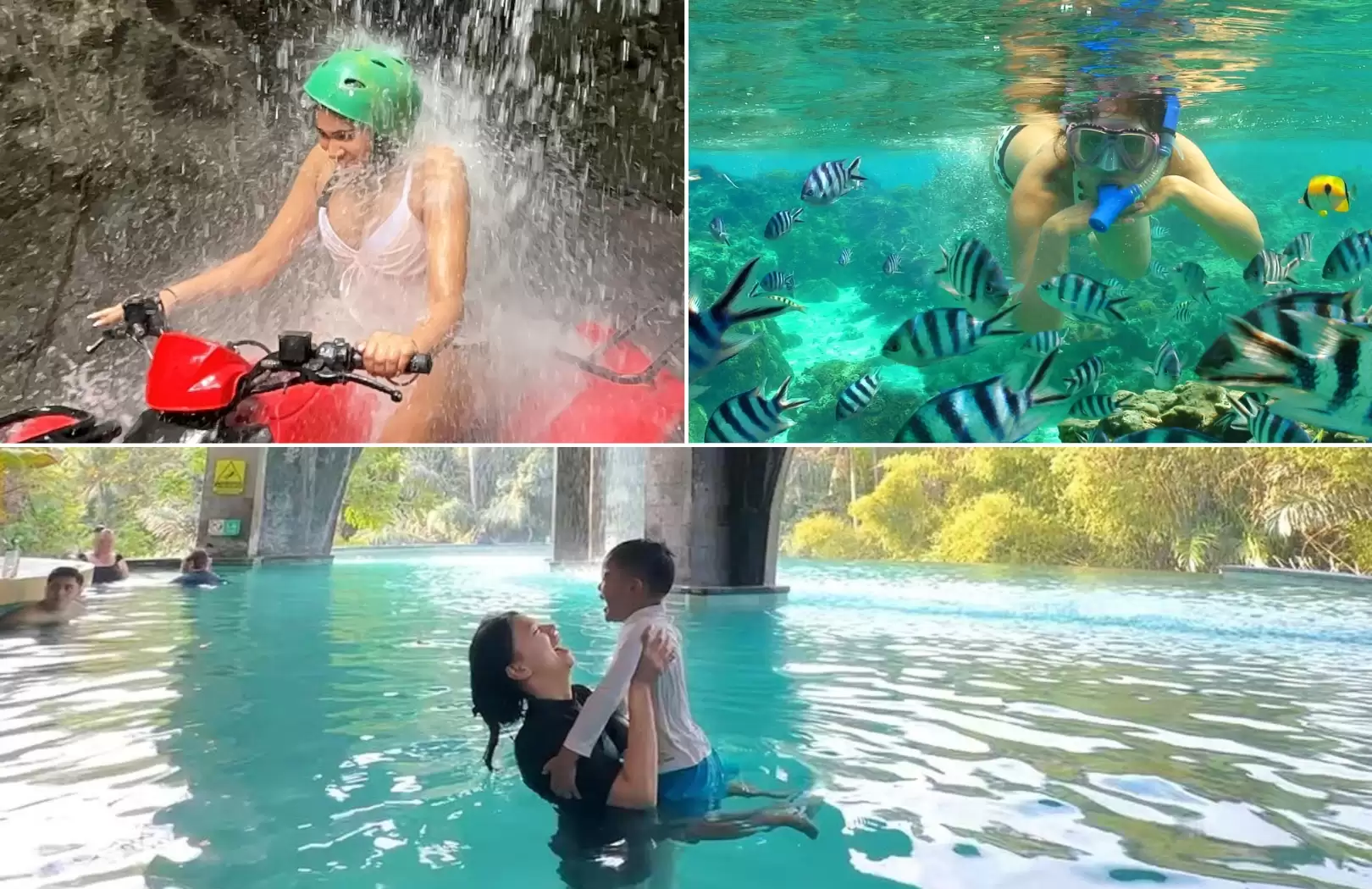 ATV Quad Bike + Snorkeling + Infinity Pool Telaga Singha Combo