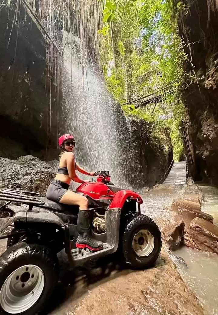Ubud Quad Bike Tour – Ride Through Barong Cave, Waterfall & Jungle Trails