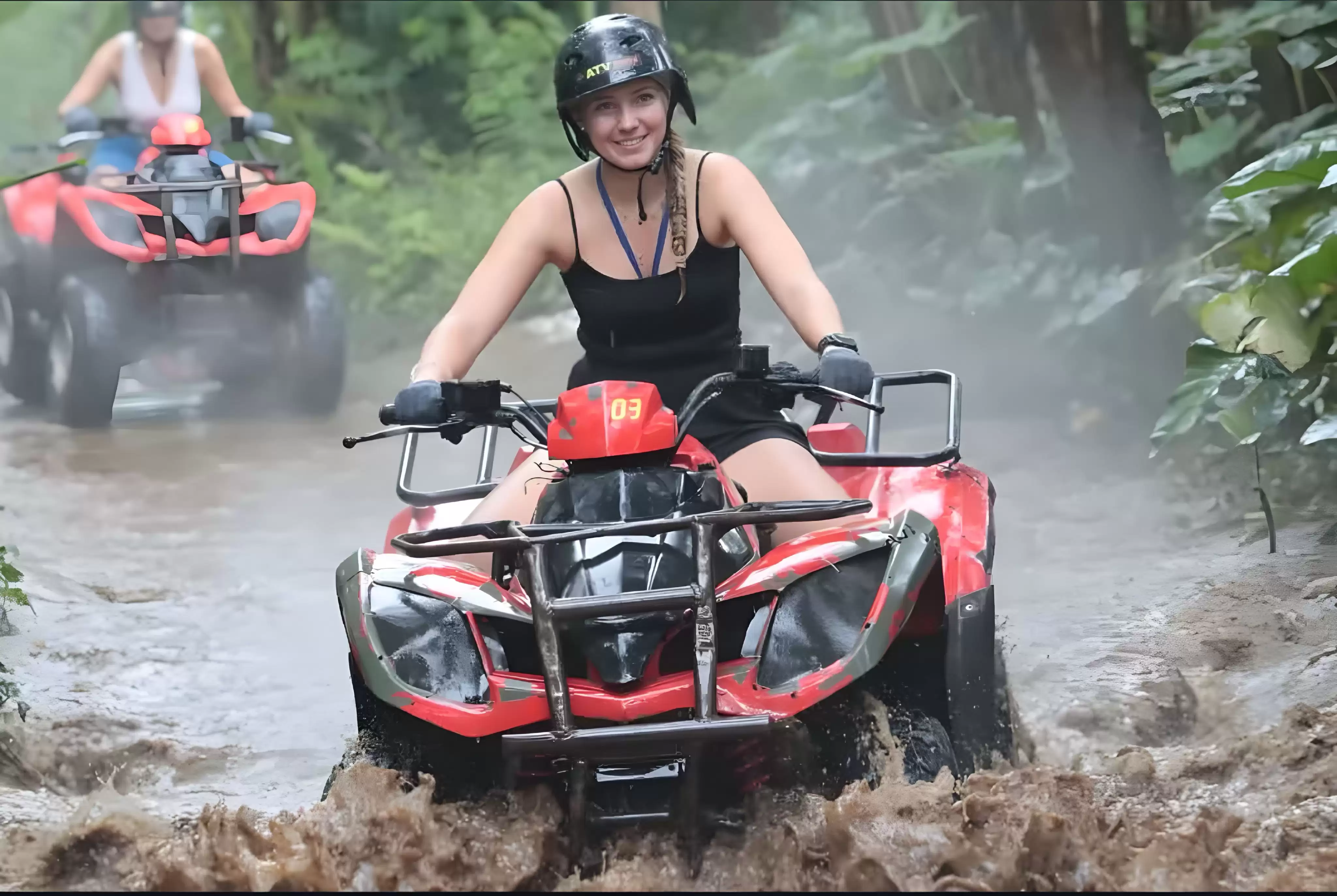 ATV Quad Bike & Cave River Tubing Adventure