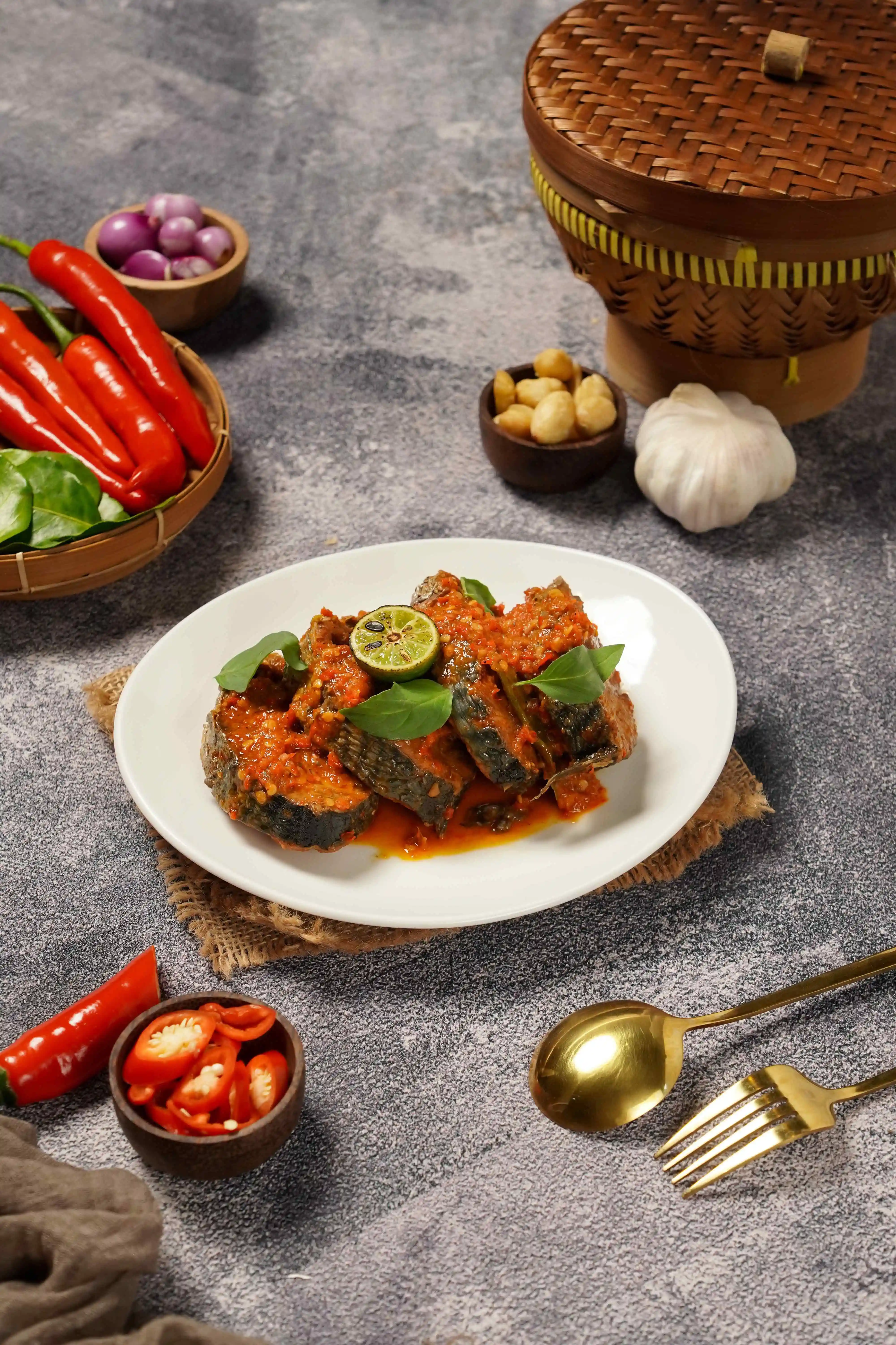 Spicy Fish with Balado Sauce 1