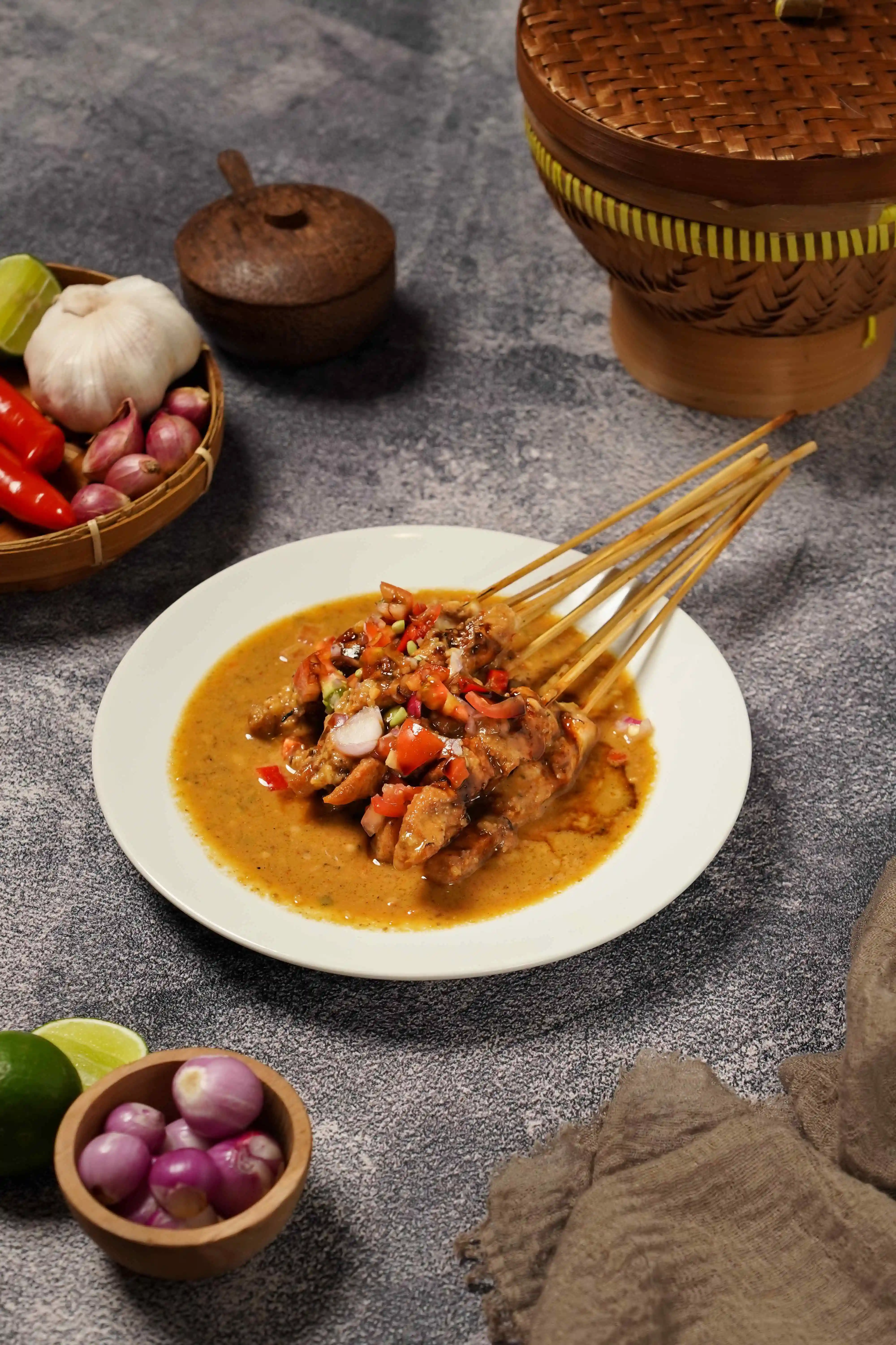 Chicken Satay With Peanut Sauce2