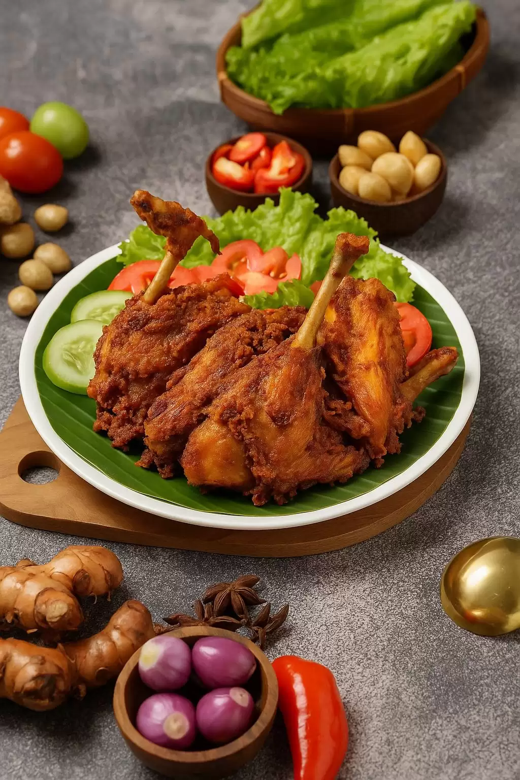 Ayam Goreng Kalasan ( Indonesian Fried Chicken )1