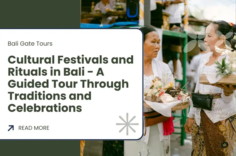Cultural Festivals and Rituals in Bali - A Guided Tour Through Traditions and Celebrations