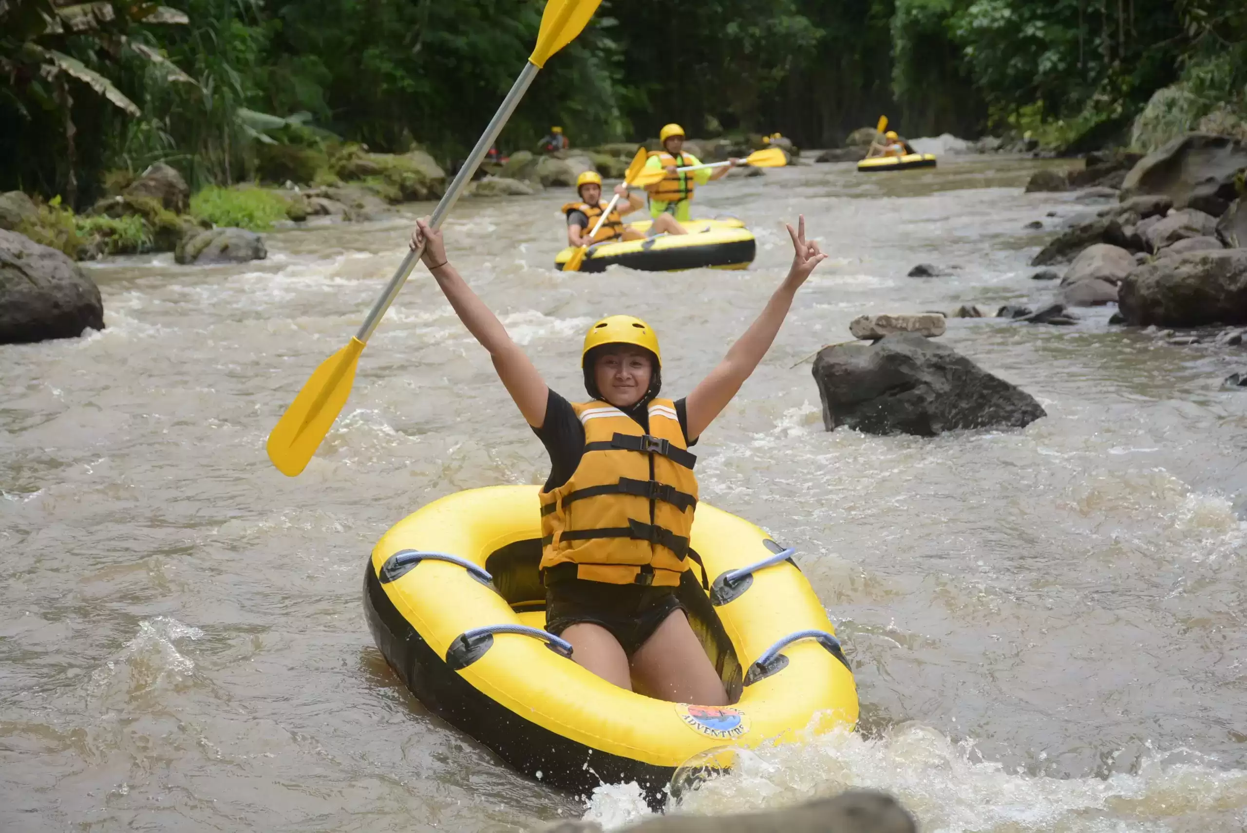 Ubud Jungle Thrill: Quad Bike & Tubing Combo Experience