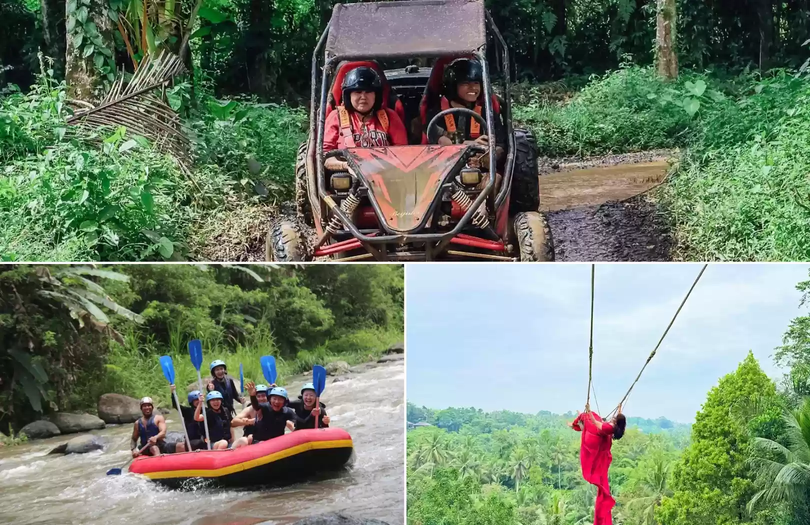 Jungle Buggy + Rafting + Bali Swing