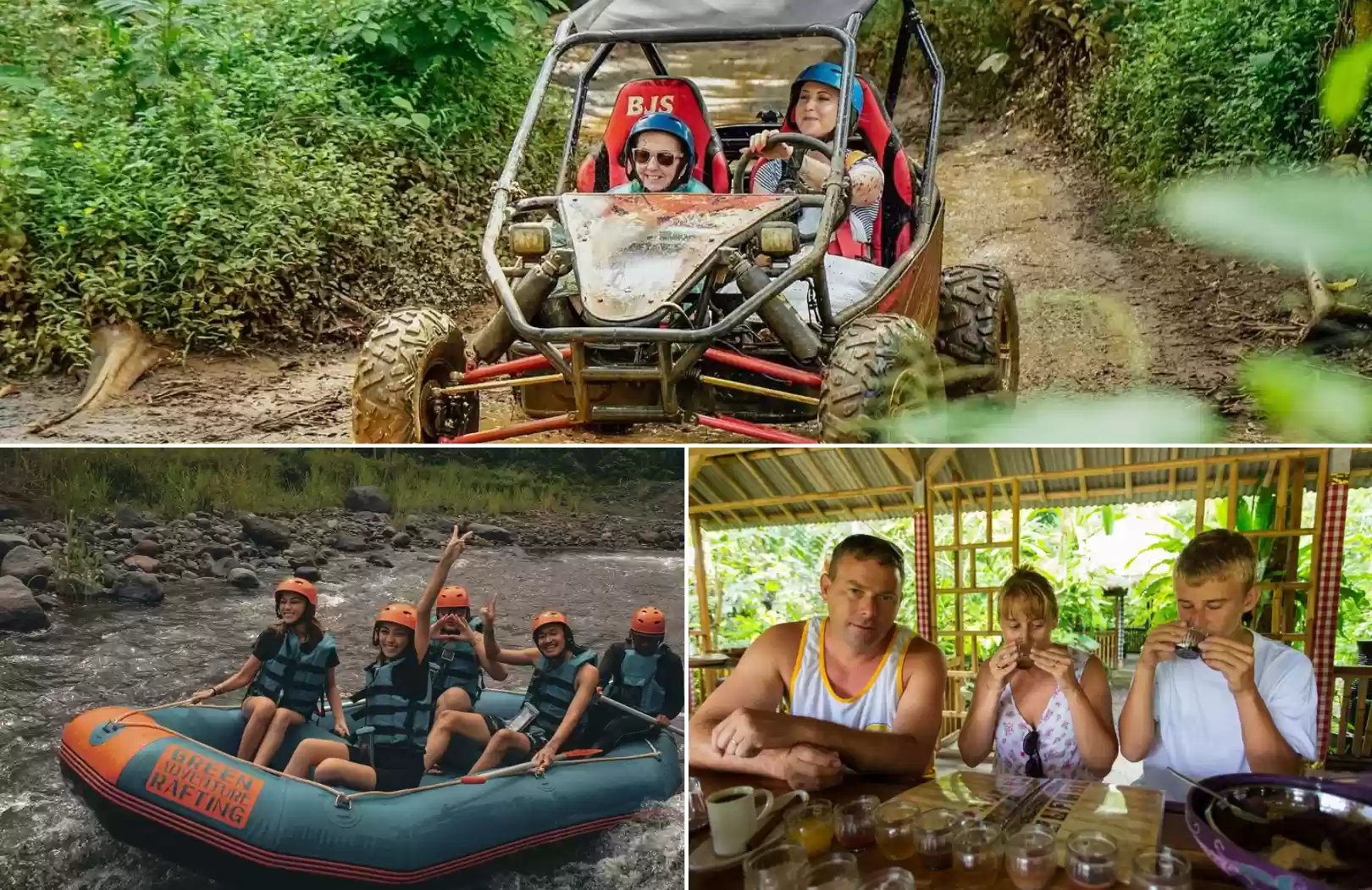 Jungle Buggy + Rafting + Coffee Plantation